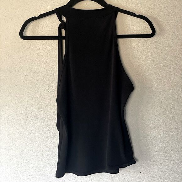 MK One Sleeveless Black Blouse. Size Small. - Picture 3 of 3